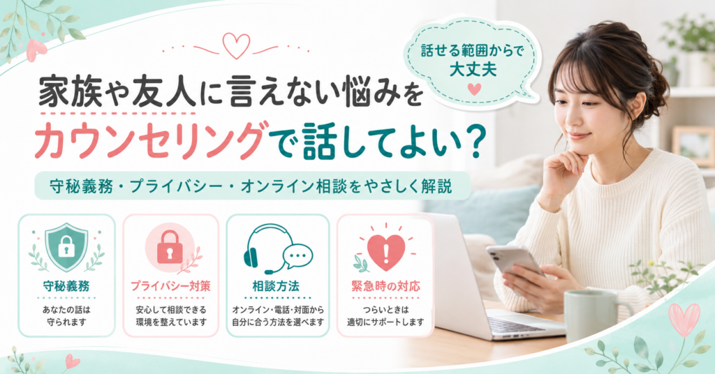 家族の悩みと心に寄り添う相談案内